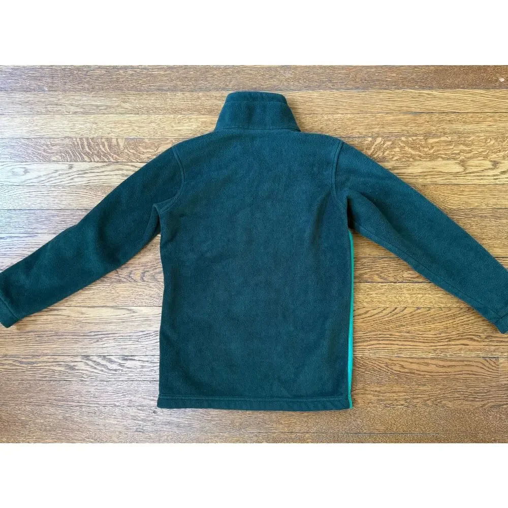 Columbia Boys' Green Fleece Zip Up Jacket Size 10-12